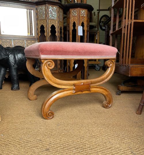 nineteenth century stool - CATEGORY: ANTIQUE STOOLS - DATED 19TH CENTURY
