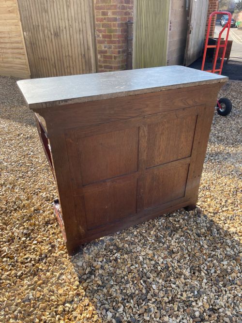 NINETEENTH CENTURY FRENCH MAHOGANY CONSOLE TABLE - ADDITIONAL PHOTO 3