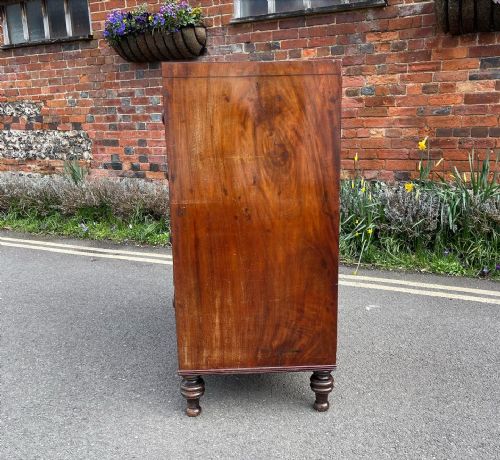 NINETEENTH CENTURY MAHOGANY CHEST - ADDITIONAL PHOTO 1