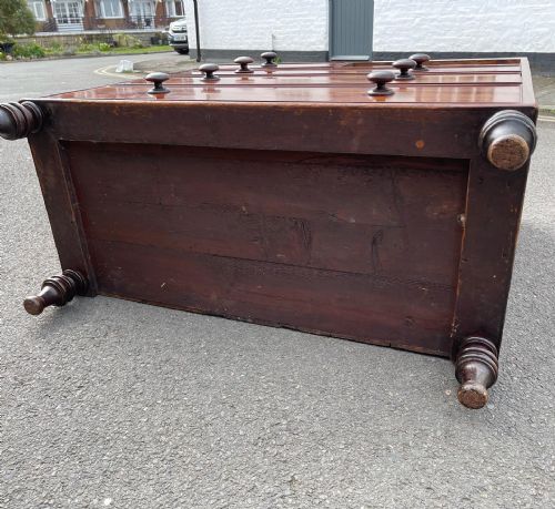 NINETEENTH CENTURY MAHOGANY CHEST - ADDITIONAL PHOTO 6