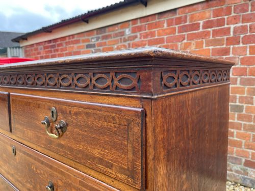 GEORGE III OAK CHEST - ADDITIONAL PHOTO 1
