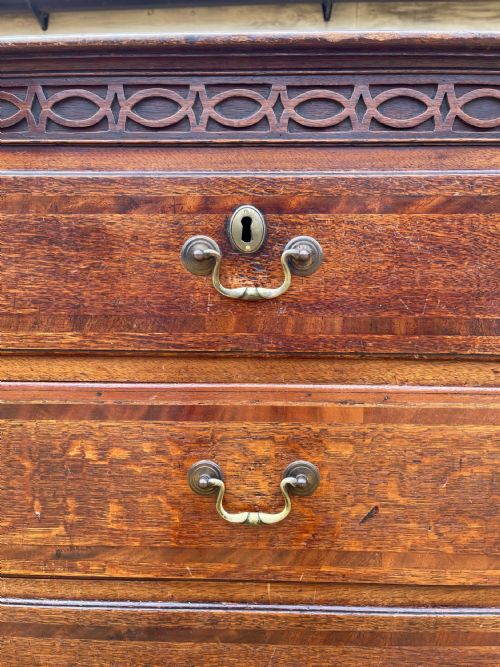 GEORGE III OAK CHEST - ADDITIONAL PHOTO 4