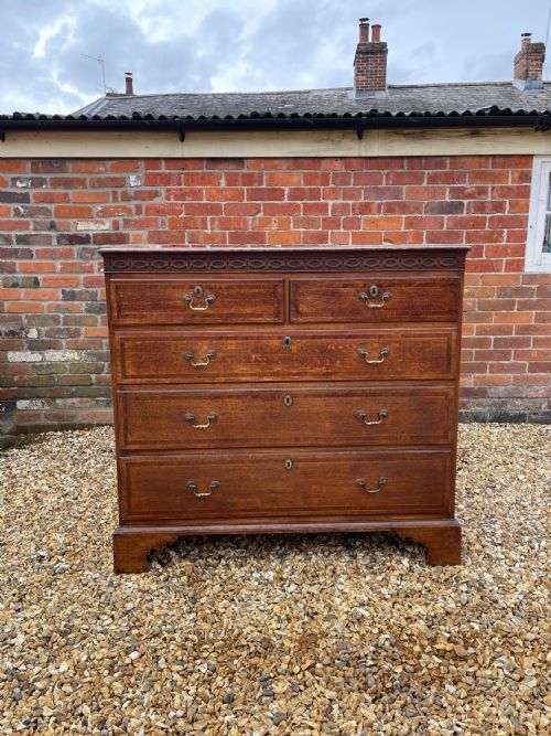 GEORGE III OAK CHEST - ADDITIONAL PHOTO 6