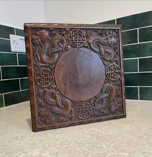 KASHMIRI TABLETOP REVOLVING BOOKCASE - ADDITIONAL PHOTO 1