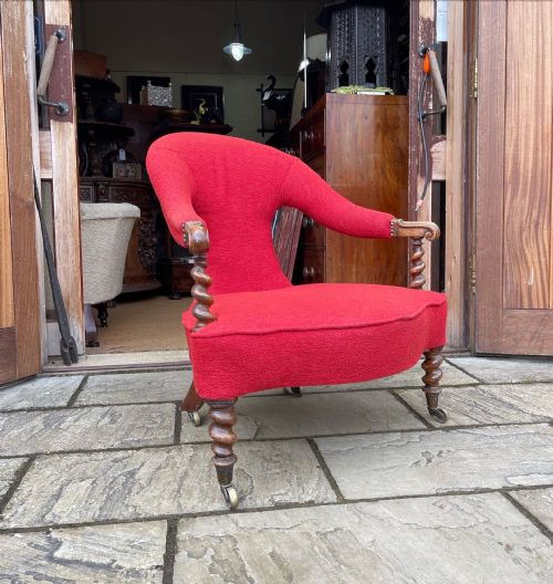 mid nineteenth century armchair - CATEGORY: ANTIQUE CHAIRS - DATED 1850