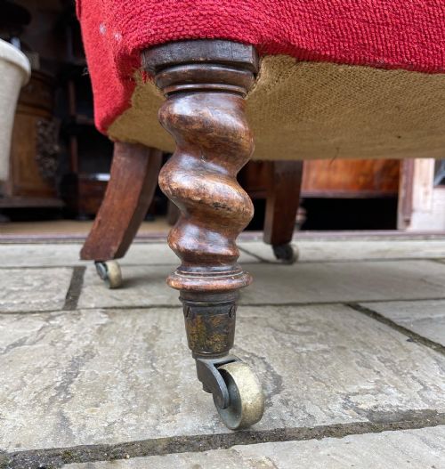 MID NINETEENTH CENTURY ARMCHAIR - ADDITIONAL PHOTO 2