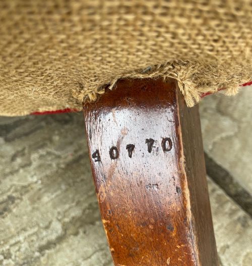 MID NINETEENTH CENTURY ARMCHAIR - ADDITIONAL PHOTO 3