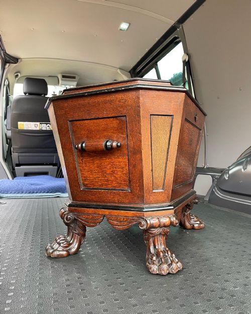 EARLY NINETEENTH CENTURY OAK WINE COOLER - ADDITIONAL PHOTO 6