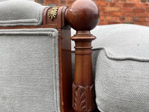 PAIR OF MAHOGANY ARMCHAIRS - ADDITIONAL PHOTO 1