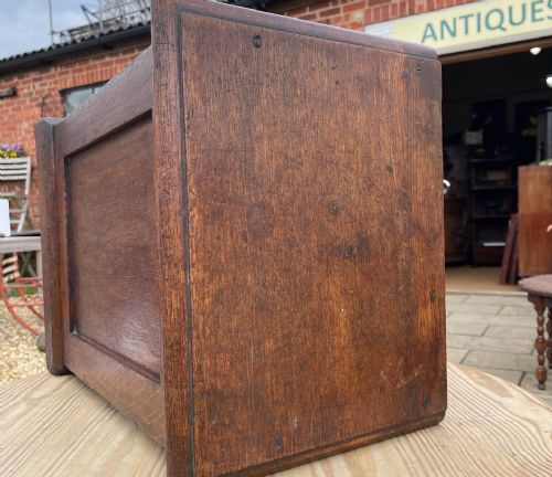 LATE VICTORIAN OAK COLLECTORS CHEST - ADDITIONAL PHOTO 2