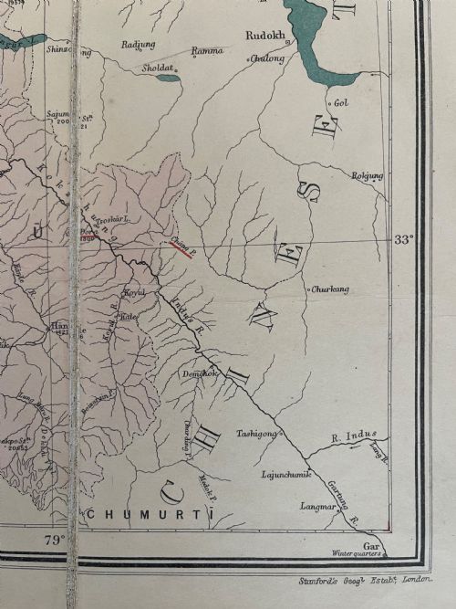 RARE JUMMOO AND KASHMIR MAP - ADDITIONAL PHOTO 6