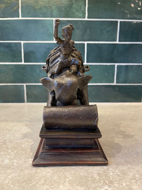 BURMESE ELEPHANT BRONZE - ADDITIONAL PHOTO 7