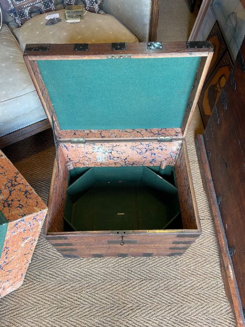 NINETEENTH CENTURY OAK SILVER CHEST - ADDITIONAL PHOTO 7