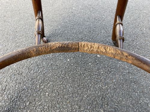 VICTORIAN OAK DESK CHAIR - ADDITIONAL PHOTO 4