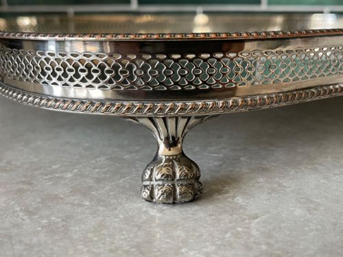 SILVER PLATED TRAY - ADDITIONAL PHOTO 1