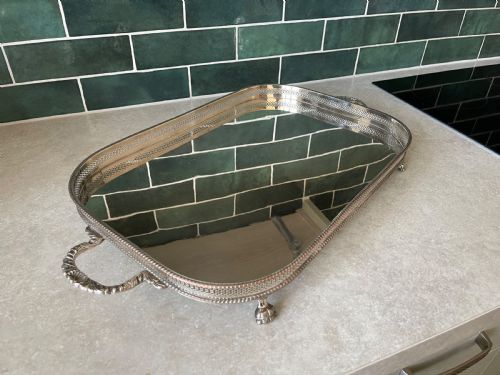 SILVER PLATED TRAY - ADDITIONAL PHOTO 2
