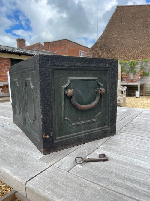 NINETEENTH CENTURY STRONG BOXSAFE - ADDITIONAL PHOTO 1