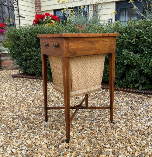 GEORGIAN ROSEWOOD WORK TABLE - ADDITIONAL PHOTO 3