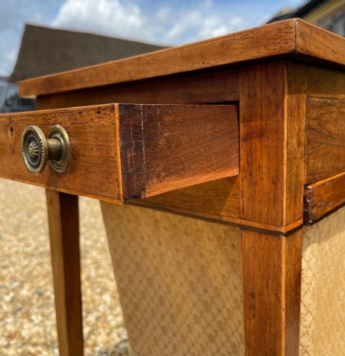 GEORGIAN ROSEWOOD WORK TABLE - ADDITIONAL PHOTO 4