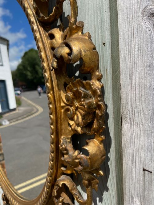 NINETEENTH CENTURY GILTWOOD MIRROR - ADDITIONAL PHOTO 2