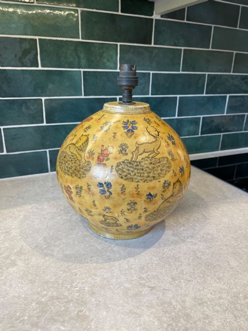 kashmiri lamp - CATEGORY: ANTIQUE LIGHTING - DATED 1930