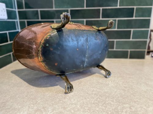 LATE VICTORIAN COALKINDLING SCUTTLE - ADDITIONAL PHOTO 3