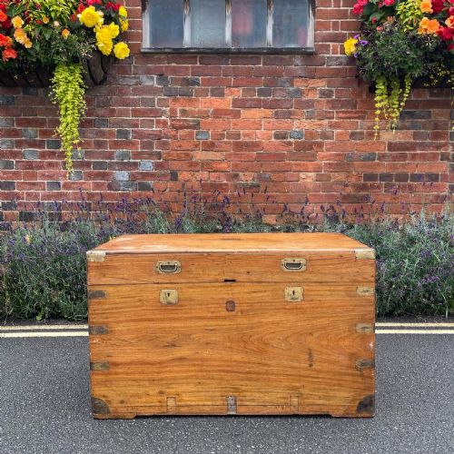 nineteenth century camphor trunk - CATEGORY: ANTIQUE CHESTS - DATED 19TH CENTURY