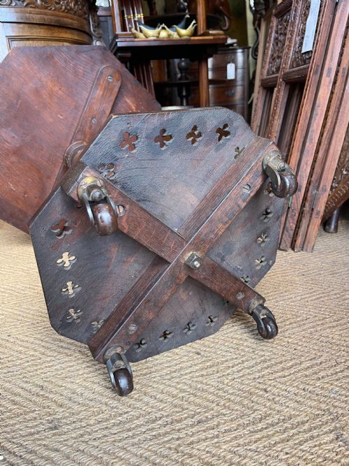 NINETEENTH CENTURY GOTHIC INFLUENCED TABLE - ADDITIONAL PHOTO 3