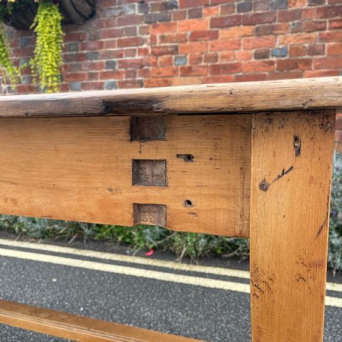 MID NINETEENTH CENTURY PINE TABLE - ADDITIONAL PHOTO 2