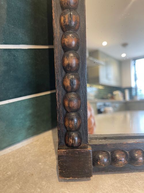 VICTORIAN BOBBIN TURNED MIRROR - ADDITIONAL PHOTO 1