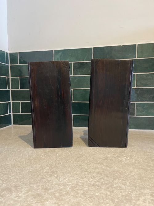 CEYLONESE EBONY ELEPHANT BOOKENDS - ADDITIONAL PHOTO 3