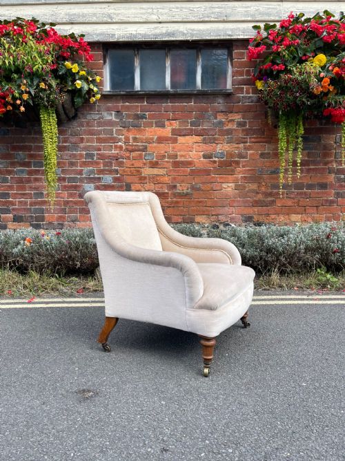 late victorian armchair - CATEGORY: ANTIQUE CHAIRS - DATED VICTORIAN