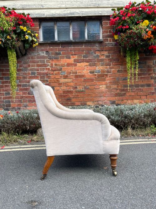LATE VICTORIAN ARMCHAIR - ADDITIONAL PHOTO 3