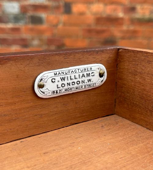 LATE VICTORIAN INLAID MAHOGANY TABLE - ADDITIONAL PHOTO 1