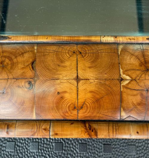 OYSTER YEW CUSHION MIRROR - ADDITIONAL PHOTO 1