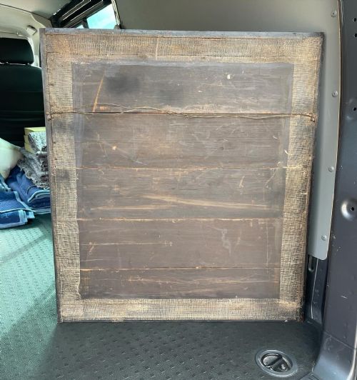OYSTER YEW CUSHION MIRROR - ADDITIONAL PHOTO 4