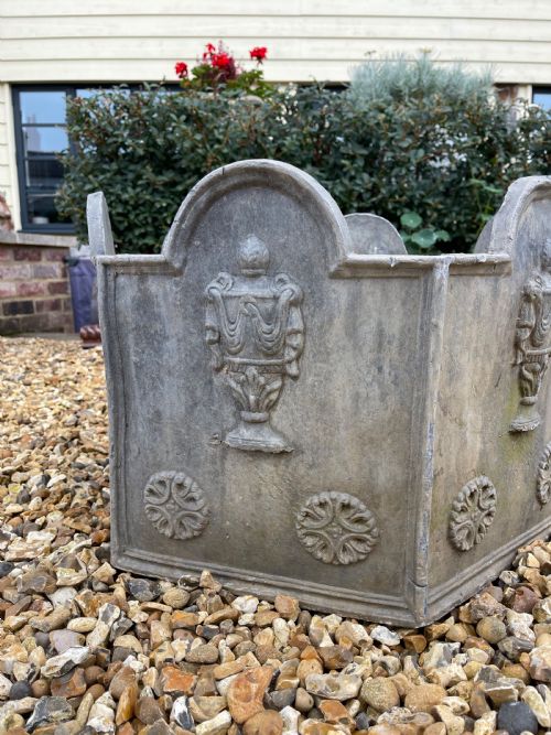 PAIR OF LEAD PLANTERS - ADDITIONAL PHOTO 1