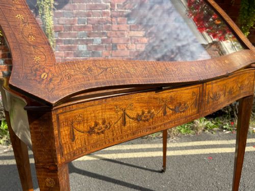 LATE VICTORIAN INLAID BIJOUTERIE TABLE - ADDITIONAL PHOTO 12