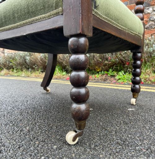 NINETEENTH CENTURY BOBBIN TURNED ARMCHAIR - ADDITIONAL PHOTO 1