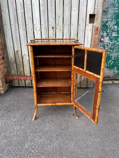 VICTORIAN BAMBOO CABINET - ADDITIONAL PHOTO 1
