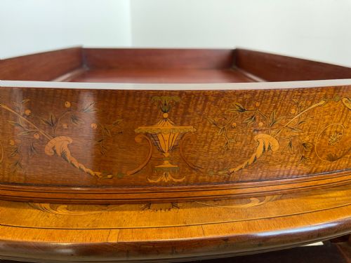 FINE INLAID MAHOGANY PEMBROKE TABLE - ADDITIONAL PHOTO 7