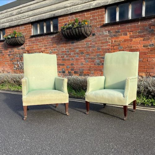 pair of nineteenth century armchairs - CATEGORY: ANTIQUE CHAIRS - DATED 19TH CENTURY