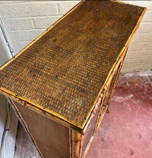 VICTORIAN BAMBOO CABINET - ADDITIONAL PHOTO 1