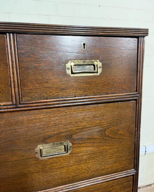 ANGLO INDIAN TEAK CHEST - ADDITIONAL PHOTO 1