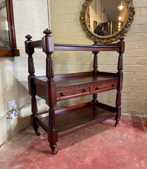 early victorian mahogany buffet - CATEGORY: ANTIQUE FURNITURE - DATED VICTORIAN