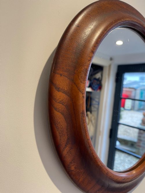 NINETEENTH CENTURY CIRCULAR MIRROR - ADDITIONAL PHOTO 1