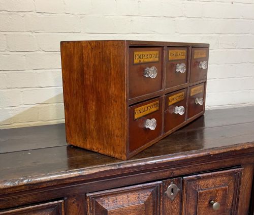 LATE NINETEENTH CENTURY APOTHECARY CHEST - ADDITIONAL PHOTO 2