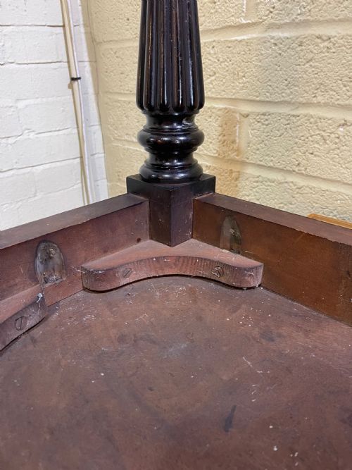 NINETEENTH CENTURY HALL BENCH - ADDITIONAL PHOTO 4