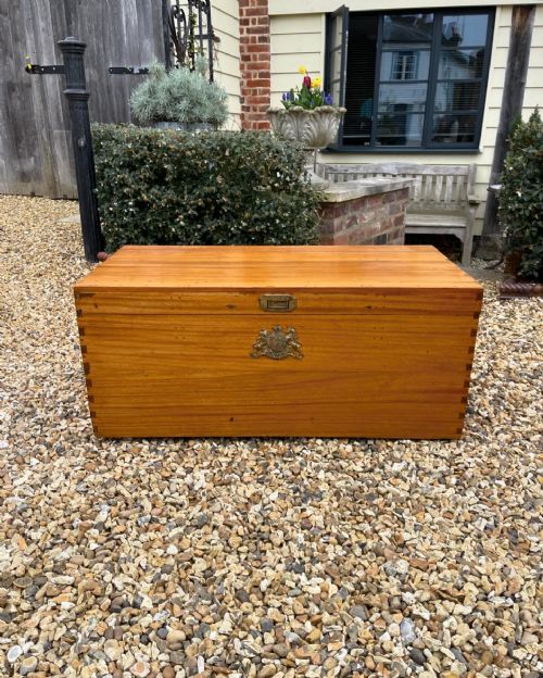 camphor trunk - CATEGORY: ANTIQUE CHESTS - DATED 1920