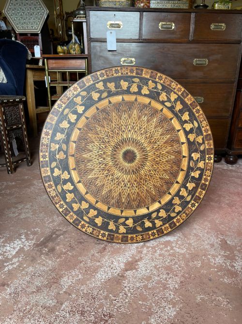 NINETEENTH CENTURY INLAID TABLE - ADDITIONAL PHOTO 1